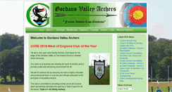 Desktop Screenshot of gordano-valley-archers.co.uk